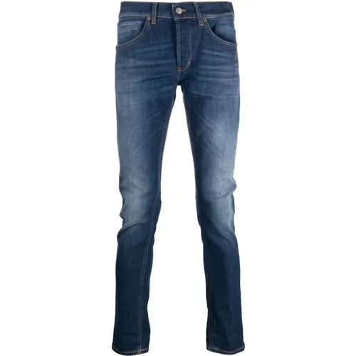 BLU 5-Pocket Jeans , Herren, Größe: W35 - Dondup - Modalova