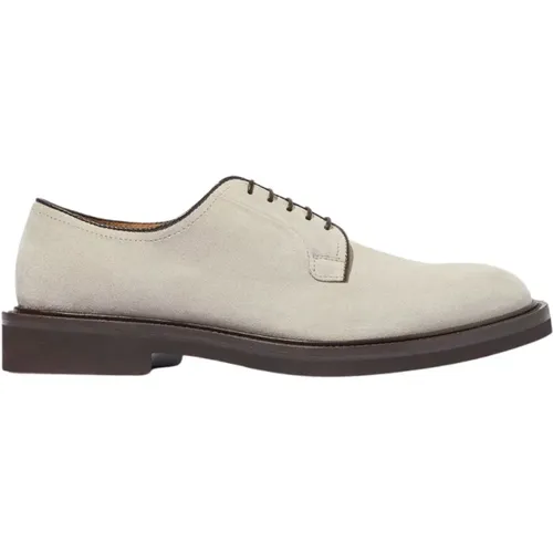 Wildleder Derby Schnürschuhe , Herren, Größe: 44 EU - Scarosso - Modalova