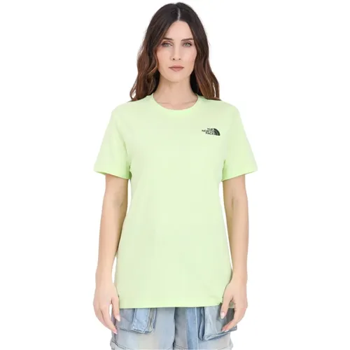 Grün und Schwarz Redbox Relaxed T-Shirt , Damen, Größe: M - The North Face - Modalova