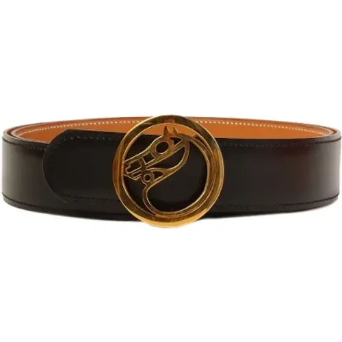 Pre-owned Leather belts , female, Sizes: ONE SIZE - Hermès Vintage - Modalova