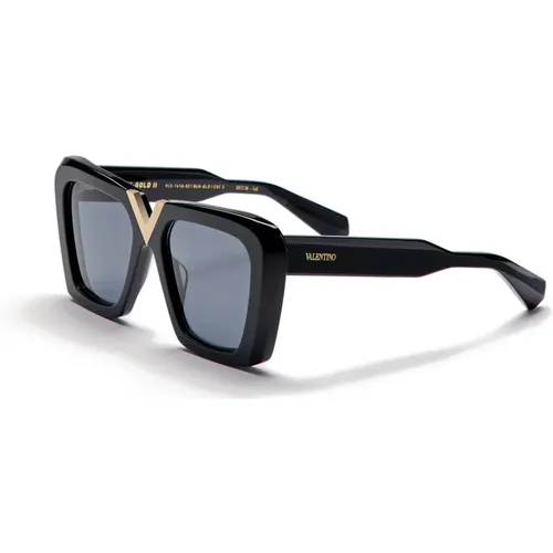 V-Light Gold Sunglasses in , unisex, Sizes: 53 MM - Valentino - Modalova