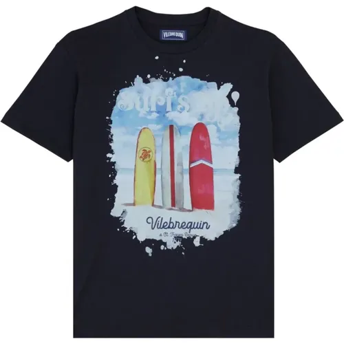 Herren Surf's Up Baumwoll T-Shirt - Vilebrequin - Modalova