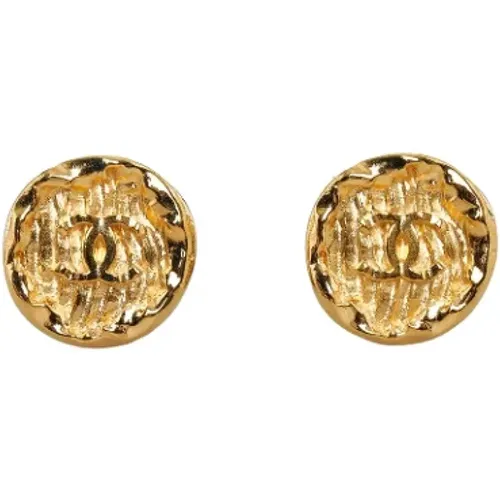 Pre-owned Metal earrings , female, Sizes: ONE SIZE - Chanel Vintage - Modalova