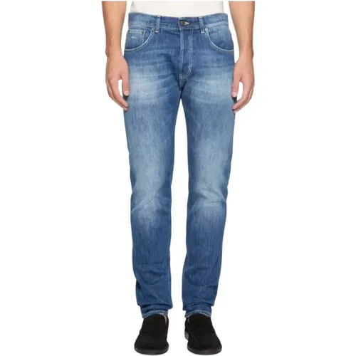 Slim-Fit Stylish Jeans , male, Sizes: W32, W36 - Dondup - Modalova