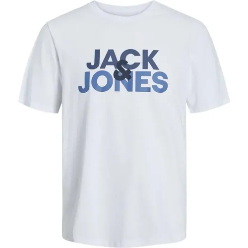 Logo Print T-Shirt und Shorts Set - jack & jones - Modalova