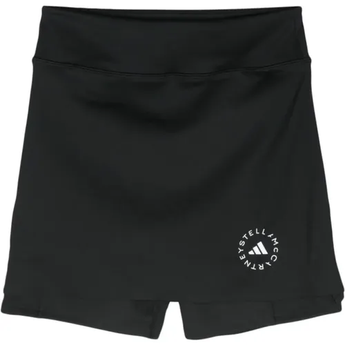 Layered Design Shorts with Logo Detail , female, Sizes: M, L, S, XS - adidas by stella mccartney - Modalova