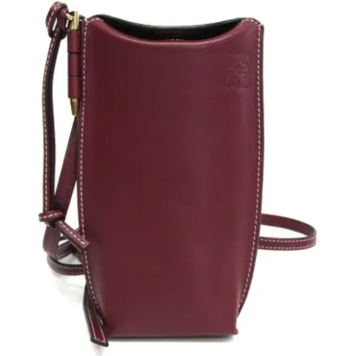 Pre-owned Leather crossbody-bags , female, Sizes: ONE SIZE - Loewe Pre-owned - Modalova