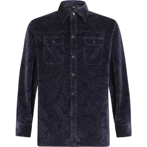 Floral Paisley Jacquard Shirt , male, Sizes: S, XL, L - ETRO - Modalova