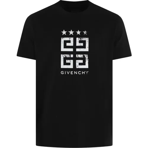 Slimfit Logo T-Shirt Schwarz , Herren, Größe: 2XL - Givenchy - Modalova