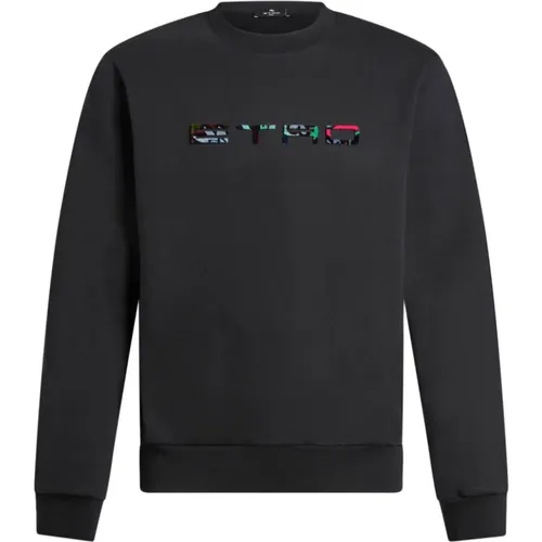 Jersey Logo Sweater , male, Sizes: XL, S, 3XL, M, L, 2XL - ETRO - Modalova