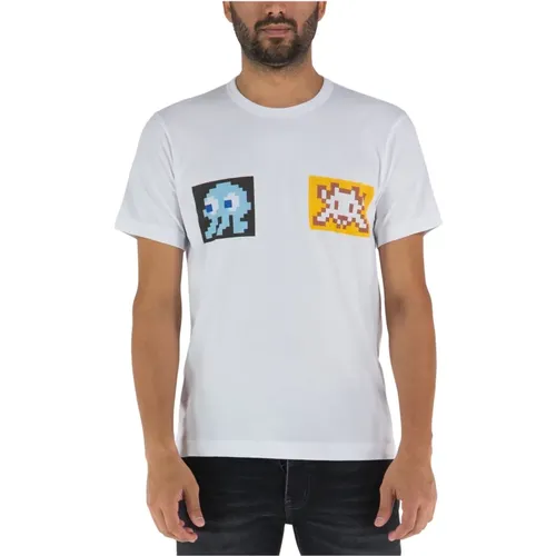Graphic Print Men`s T-Shirt , male, Sizes: XL, M, S - Comme des Garçons - Modalova
