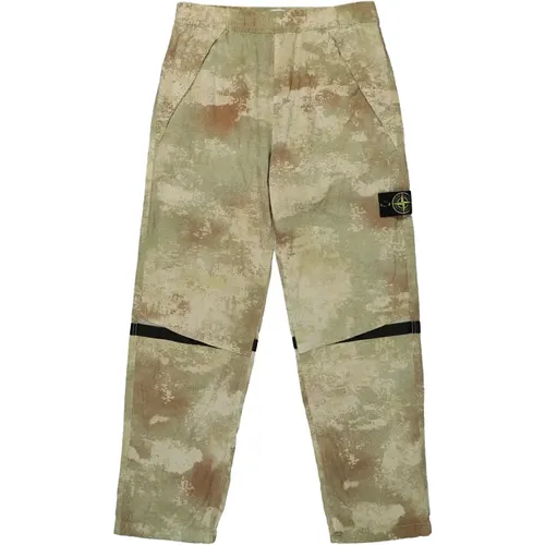 Natural Felpa Giubotto Pants , male, Sizes: L, M - Stone Island - Modalova