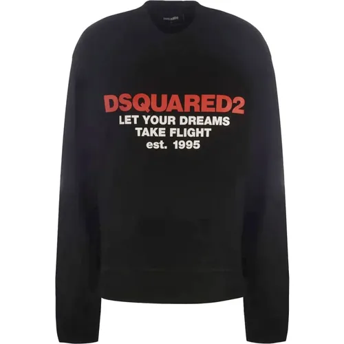 Regular Fit Sweatshirt , female, Sizes: S, M - Dsquared2 - Modalova