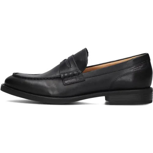 Schwarze Lederloafers Mario , Herren, Größe: 43 EU - Vagabond Shoemakers - Modalova