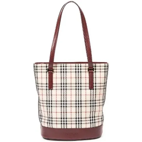 Pre-owned Canvas totes , female, Sizes: ONE SIZE - Burberry Vintage - Modalova