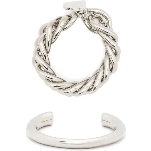 Silver Heart Bracelet Casual Style , female, Sizes: ONE SIZE - Paco Rabanne - Modalova