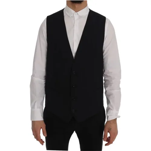 Suit Vests , Herren, Größe: XL - Dolce & Gabbana - Modalova