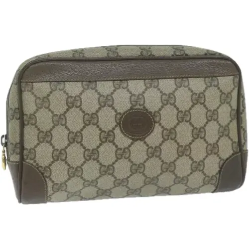 Pre-owned Leder clutches , Damen, Größe: ONE Size - Gucci Vintage - Modalova