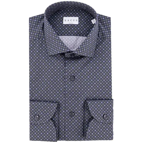 Classic French Collar Shirt , male, Sizes: 3XL - Xacus - Modalova