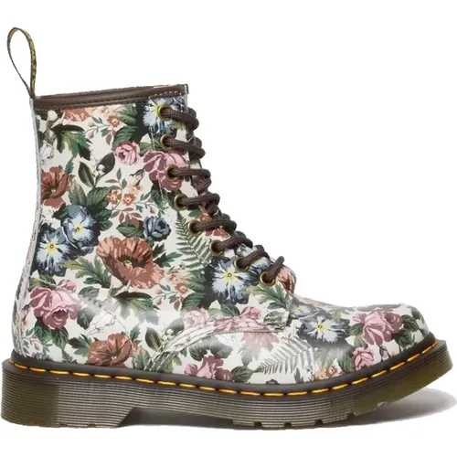 English Garden Multi Backhand Boots , female, Sizes: 3 UK - Dr. Martens - Modalova