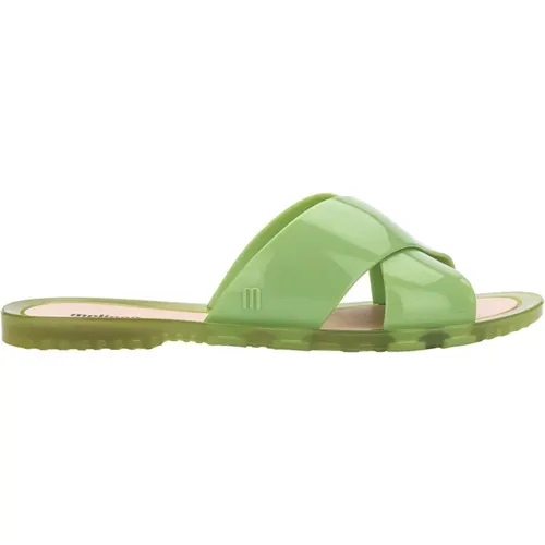 Crisscross Slide Sandals , female, Sizes: 5 UK, 4 UK, 7 UK, 2 UK, 6 UK - Melissa - Modalova