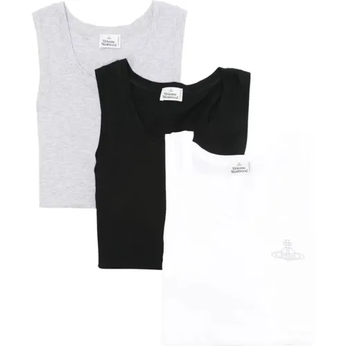 Three Pack Vest , male, Sizes: M, S - Vivienne Westwood - Modalova