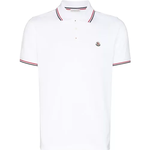 Logo polo shirt , male, Sizes: XL - Moncler - Modalova