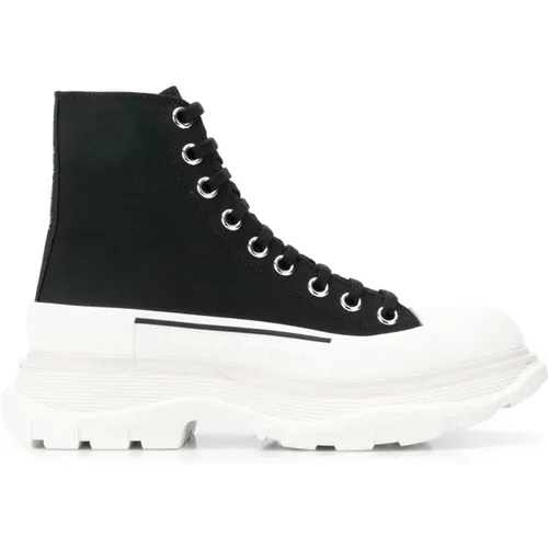 Tread Slick Ankle Boots , female, Sizes: 3 UK, 7 UK, 5 UK, 5 1/2 UK, 4 UK, 4 1/2 UK, 6 UK - alexander mcqueen - Modalova