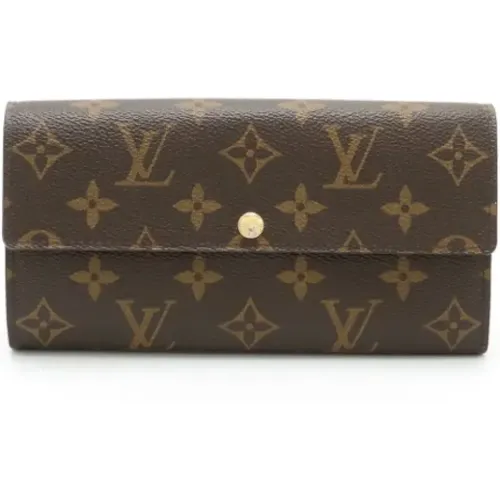 Pre-owned Canvas wallets , female, Sizes: ONE SIZE - Louis Vuitton Vintage - Modalova