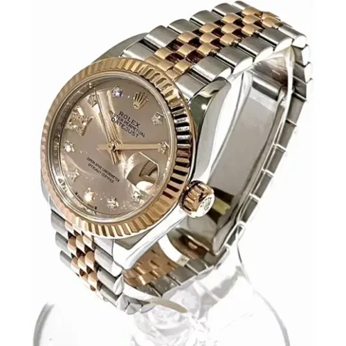 Pre-owned Rose Gold watches , female, Sizes: ONE SIZE - Rolex Vintage - Modalova