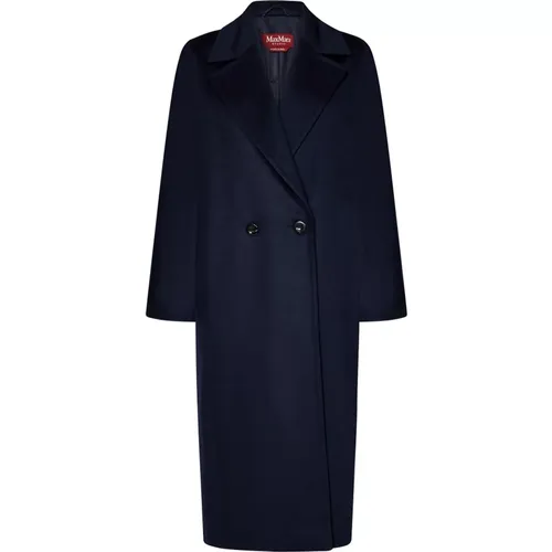 Wool Double-Breasted Coat , female, Sizes: S - Max Mara - Modalova