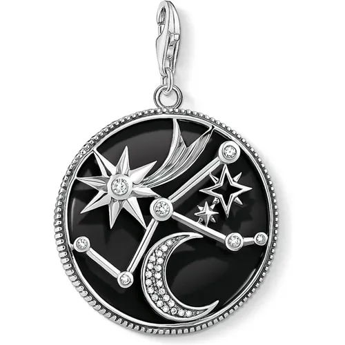 Astro Coin Charm Pendant , female, Sizes: ONE SIZE - Thomas Sabo - Modalova