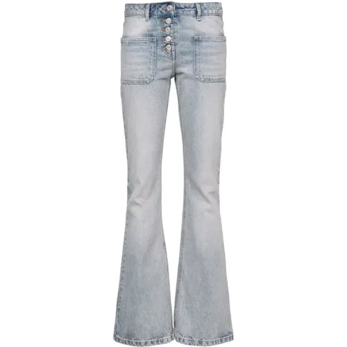 Flared Jeans , Damen, Größe: M - Courrèges - Modalova