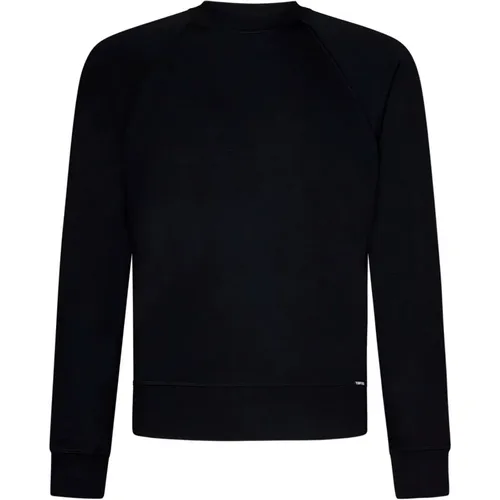 Ribbed Crew Neck Sweater , male, Sizes: XL, 2XL, M - Tom Ford - Modalova