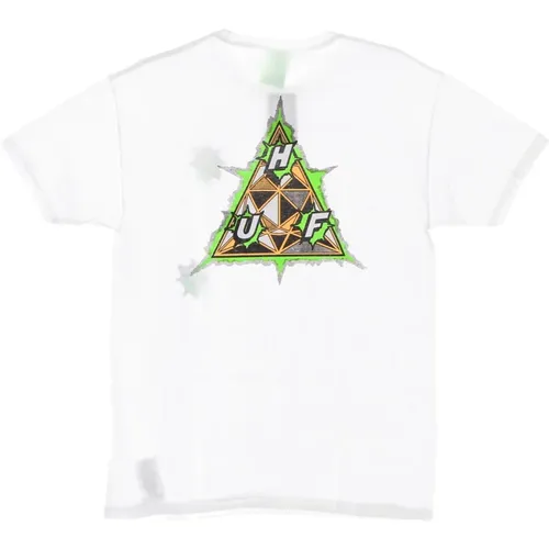 Weißes Infinity Jewel Tee Kurzarm , Herren, Größe: XL - HUF - Modalova