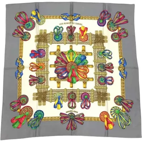 Pre-owned Silk scarves , female, Sizes: ONE SIZE - Hermès Vintage - Modalova