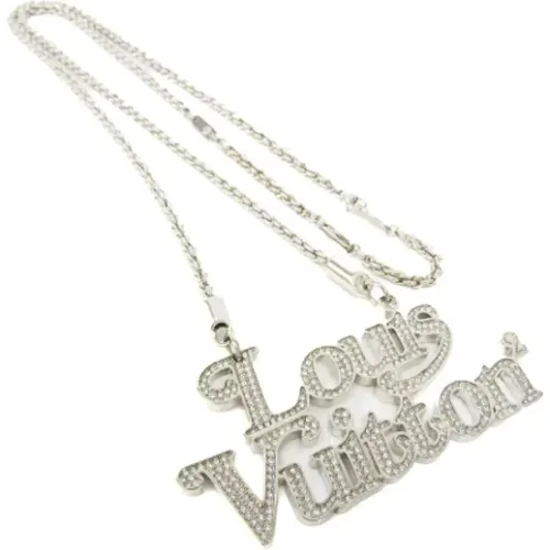 Pre-owned Metal necklaces , female, Sizes: ONE SIZE - Louis Vuitton Vintage - Modalova