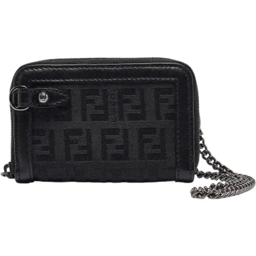 Pre-owned Canvas wallets , female, Sizes: ONE SIZE - Fendi Vintage - Modalova