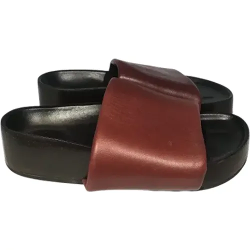 Pre-owned Leather sandals , female, Sizes: 5 UK - Celine Vintage - Modalova
