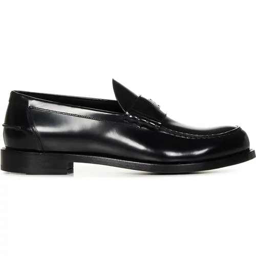 Leather Flat Shoes , male, Sizes: 8 UK, 10 UK - Givenchy - Modalova