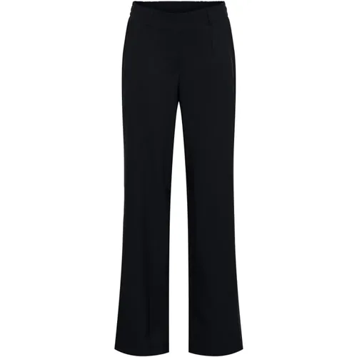 Marineblaue Komfort-Hose , Damen, Größe: 2XL - &Co Woman - Modalova