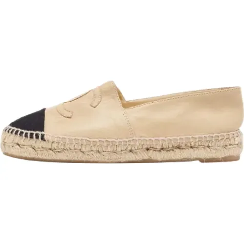 Pre-owned Canvas flats , female, Sizes: 4 UK - Chanel Vintage - Modalova