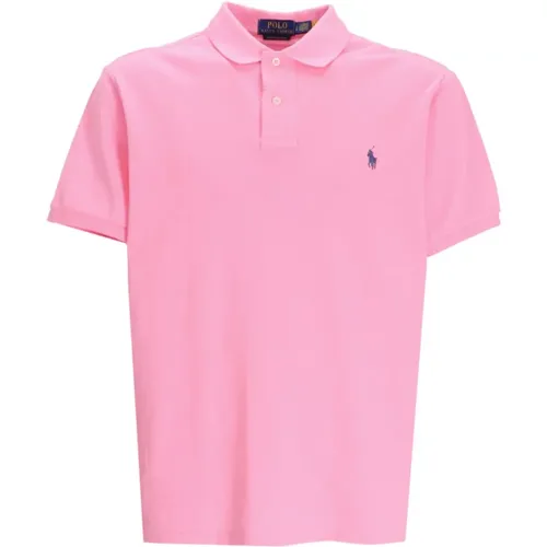 Maßgeschneidertes Slim Fit Baumwoll-Mesh-Polo , Herren, Größe: XL - Polo Ralph Lauren - Modalova