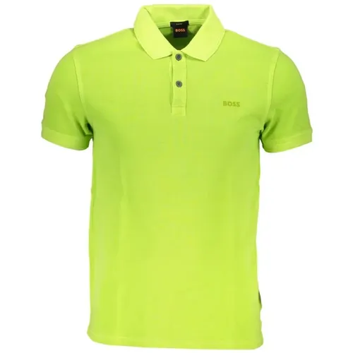 Grünes Polo Shirt mit Logo , Herren, Größe: 3XL - Hugo Boss - Modalova
