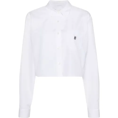 Weiße Hemden für Männer,Klisches Weißes Geknöpftes Hemd - Givenchy - Modalova