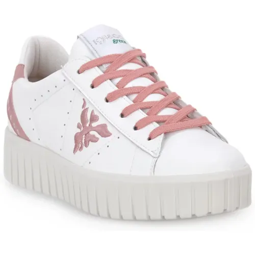 Taupe Enola Sneakers for Women , female, Sizes: 5 UK - IGI&Co - Modalova