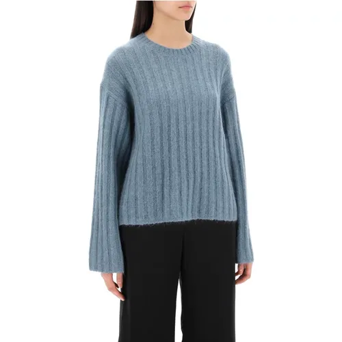 Gerippter Strickpullover , Damen, Größe: M - By Malene Birger - Modalova