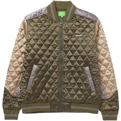 Bomber Jackets , male, Sizes: M - HUF - Modalova