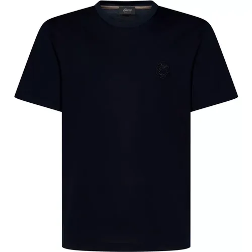 Mens Clothing T-Shirts Polos Ss24 , male, Sizes: M, XL, S - Brioni - Modalova