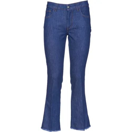 Boot-cut Jeans , Damen, Größe: W26 - Fay - Modalova
